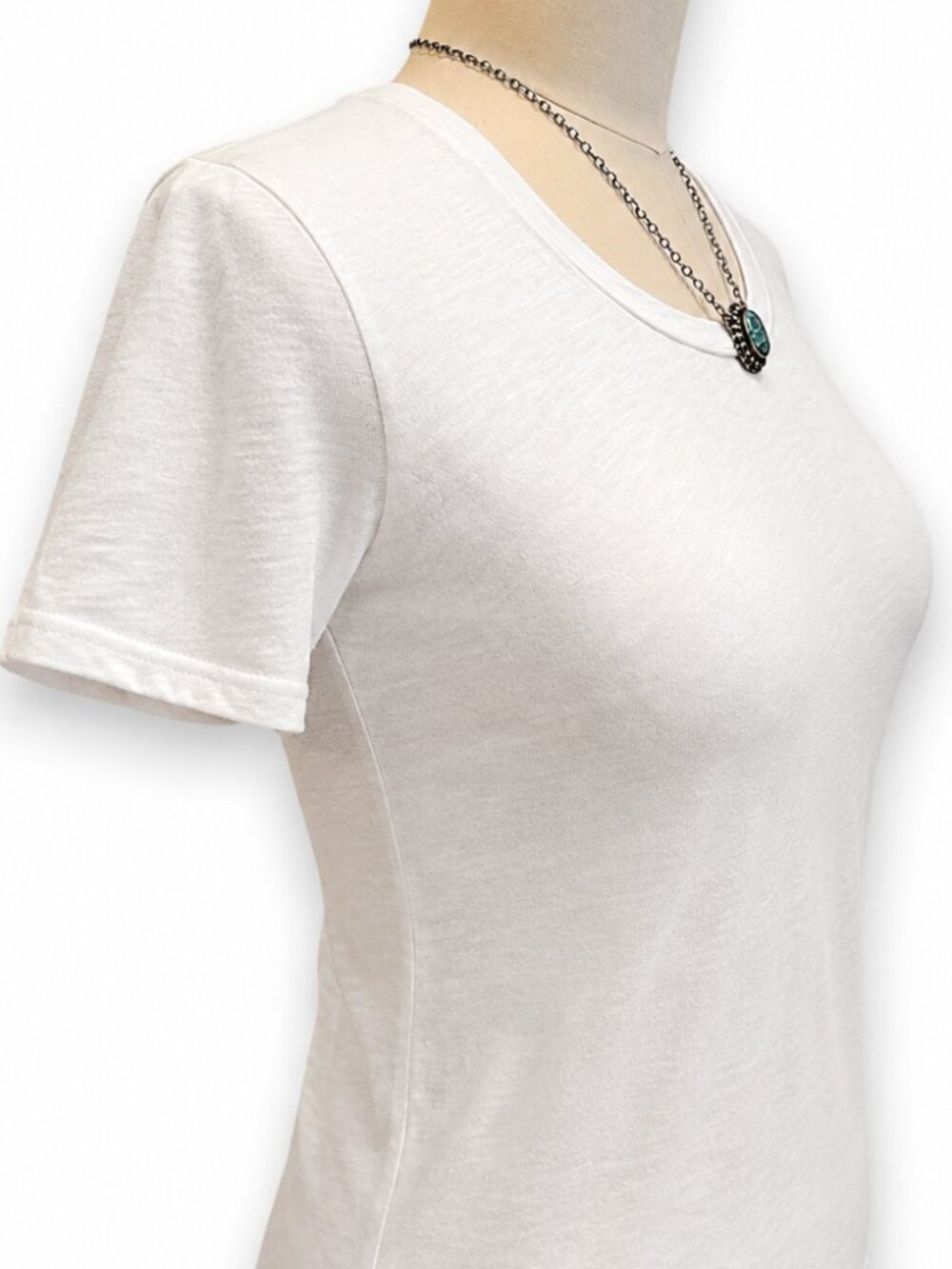 💋 🌟 J. Crew Vintage Cotton Tee Shirt | ClassicWhite | Size XS | Pristine Cond. - Picture 4 of 9